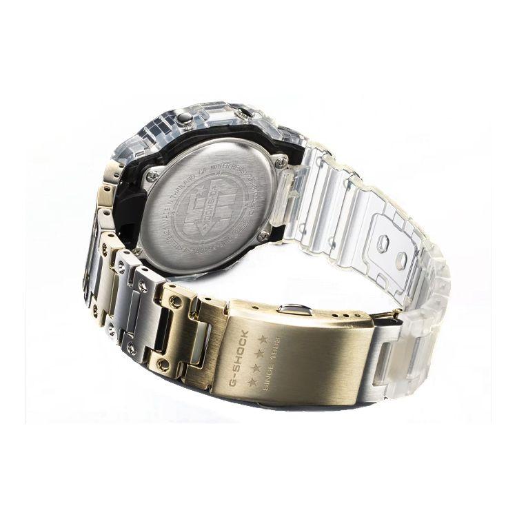 Casio G-Squad G-Shock 40th Anniversary Clear Remix 200M Water Resistant Quartz Movement Resin Stainless Steel Strap Men Watches Black DWE-5640RX-7JR