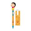 Funbox Crayon Shin-chan Oil-Based Ballpoint Pen, Oshiri Action Pen, Shinnosuke O? 24900101, Wiggles Butt When Knocked, W33xH178xD11mm, ABS, Ink: