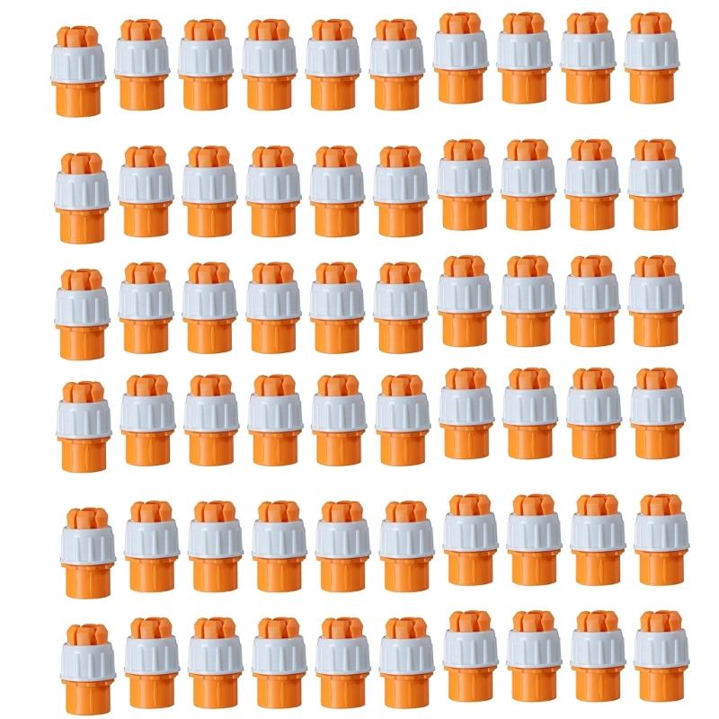 Water Pipe Faucet Adapter Plastic Pipe Quick Connector Universals Faucet Round Tap Adapter for Multiple Hose Sizes