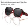Myopia Sunglasses for Driving Men Women Same Style UV Protection Anti Glare Mirror Set