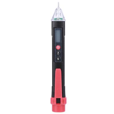 Digitální bezkontaktní detektor napětí a proudu Testovací pero Měřicí přístroj AC121000V(Černá červená )