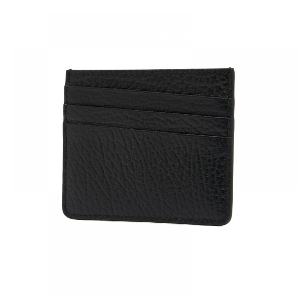 Maison Margiela Sa1vx0006 P4455 T8013 Genarbter Kartenhalter mit Nähten