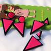 Korean Fashion Fluorescent Colorful Triangle Acrylic Drop Earrings for Women Big Geometric Pendant Earring 2026 Trend Jewelry