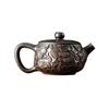 Jianshui Purple Pottery LotusTeapot Hand Painted Antique Relief Teapot Household Teapot Kungfu Tea Set Kettle