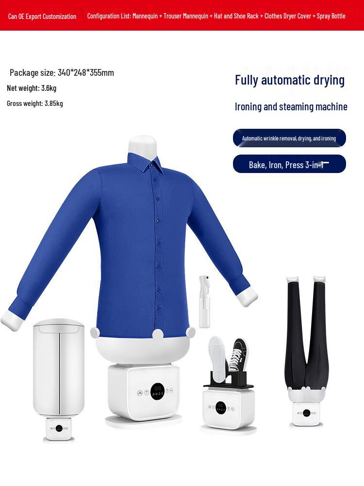 Germany 2026 Automatic Humanoid Ironing & Drying Machine - Clothes Steamer 