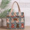Style Canvas Lunch Tote With Heat Retention For Work And School