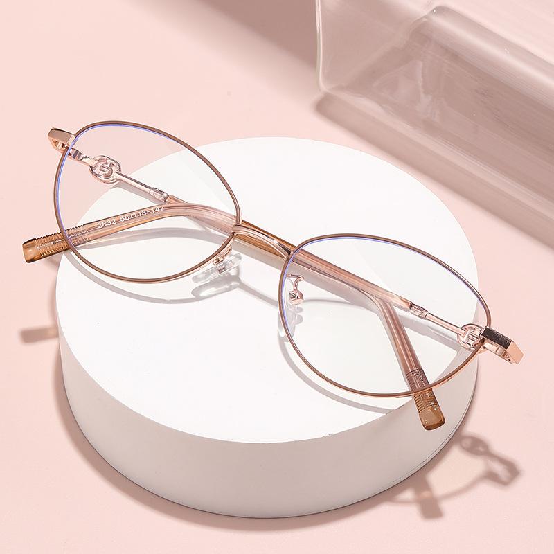 Fashion Metal Frame Presbyopia Luxury Brand Glasses Senior Sense Of Middle-Aged Reading Glasses Men'S Glasses Women'S Eyepieces