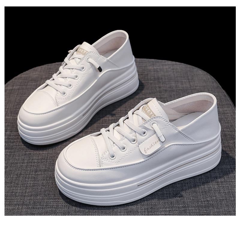 Summer New Thick Bottom Plate Shoes Casual Sneakers Two Wear Single Shoes