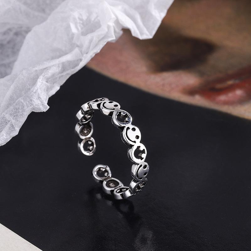 Men’s S925 Silver Index Finger Ring - Trendy Niche Style, Internet Celebrity-Inspired, Simple Yet High-End.