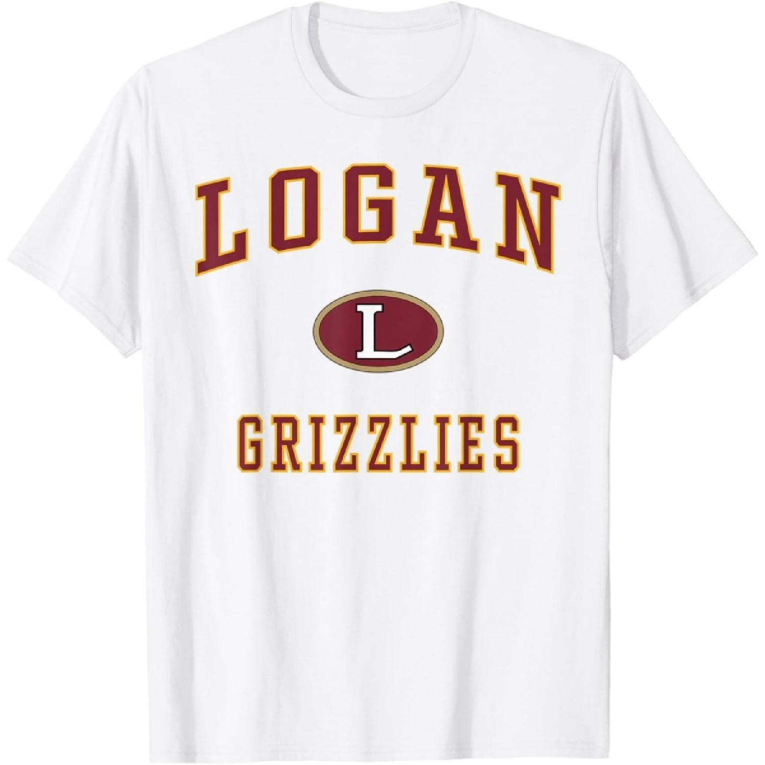 Logan High School Grizzlies T-Shirt XXXXXL белый