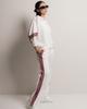 Women's Suit Butella 17037 M White (jacket, Pants)