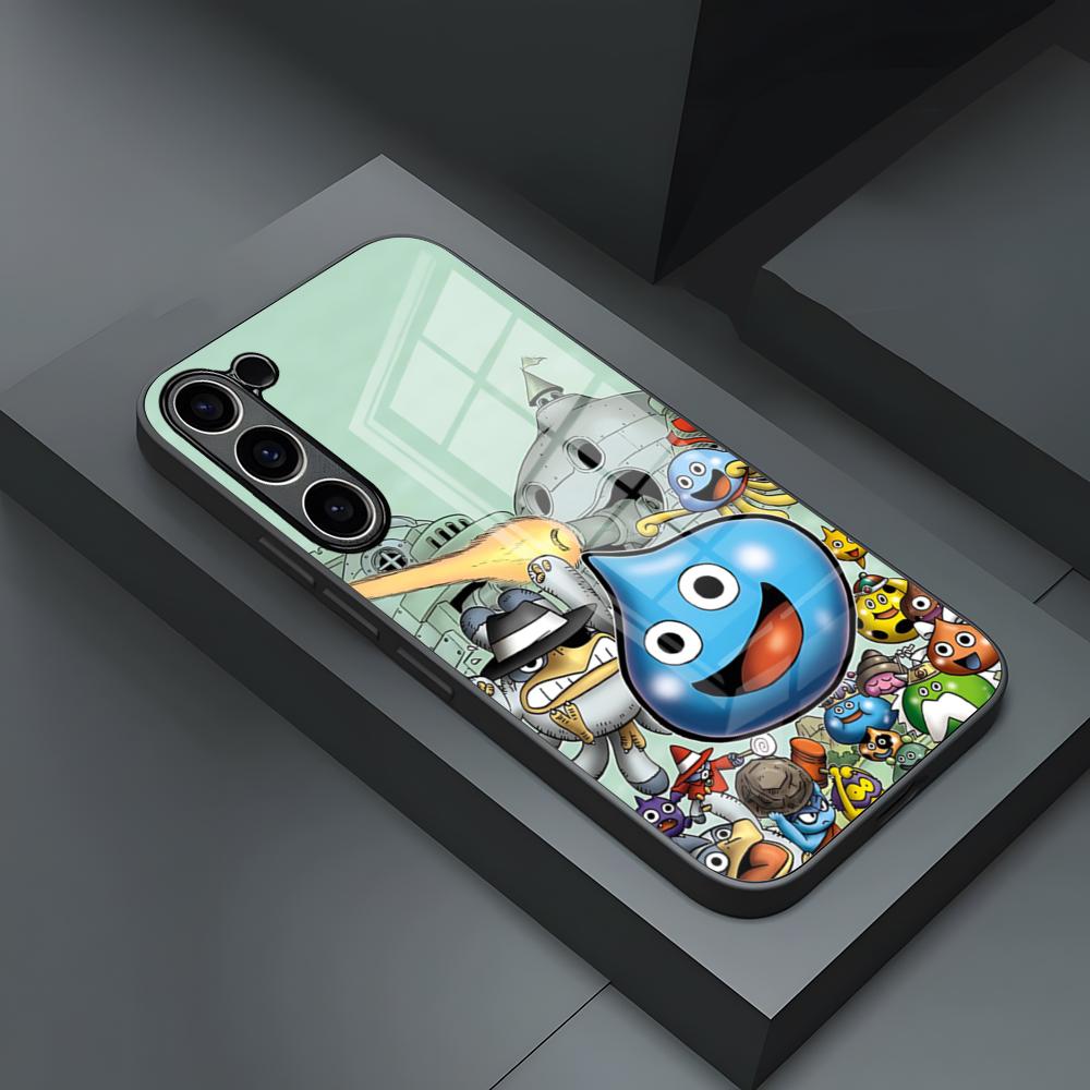 D-Dragon Quest Slime Phone Case For S25 Ultra Samsung S26 S23 S24 Plus S22 S20 S21 Fe A54 A34 A53 A16 Glass Cover