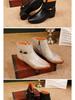 Women's 2025 Retro Low-Heel Pointed Toe Ankle Boots: High-Quality Full Leather Inside & Out, Autumn/Winter Fashion.