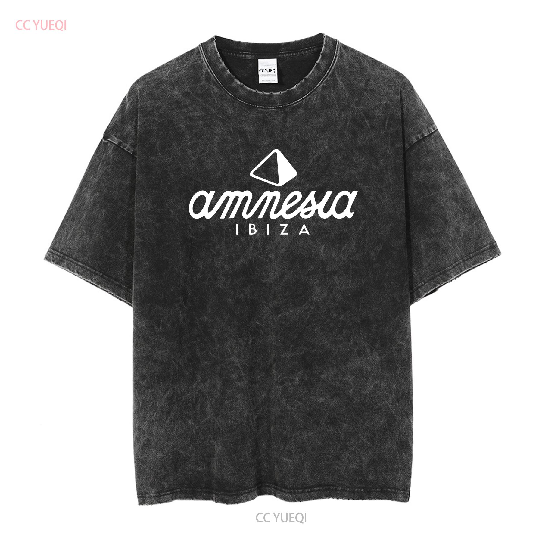 

Amnesia Club Ibiza T Shirt Party Rave Dance Top Summer Spain Raver Carl Cox vintage Washed Top For Everyday Wear Slightly 3XL