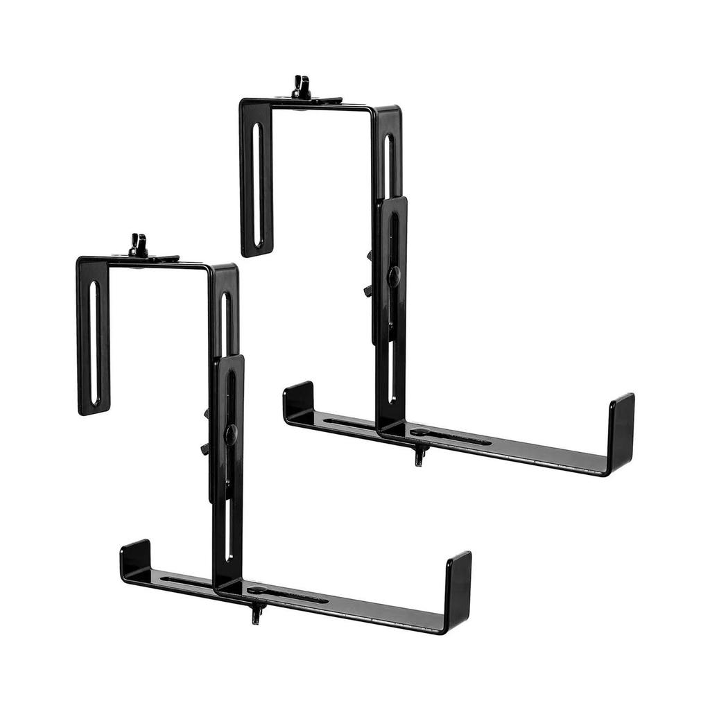 Suport Ajustabil pentru Ghivece de Flori de Balcon, Cârlige, Suport pentru Jardiniere de Fereastră Fără Găurire, 8 Piese 1 Set pentru Afișaj Plante cu Economie de Spațiu