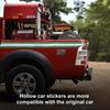 3D Samolepky s americkou vlajkou, 3D Kovové samolepky na auto s americkou vlajkou | 2 Samolepky Patriotické