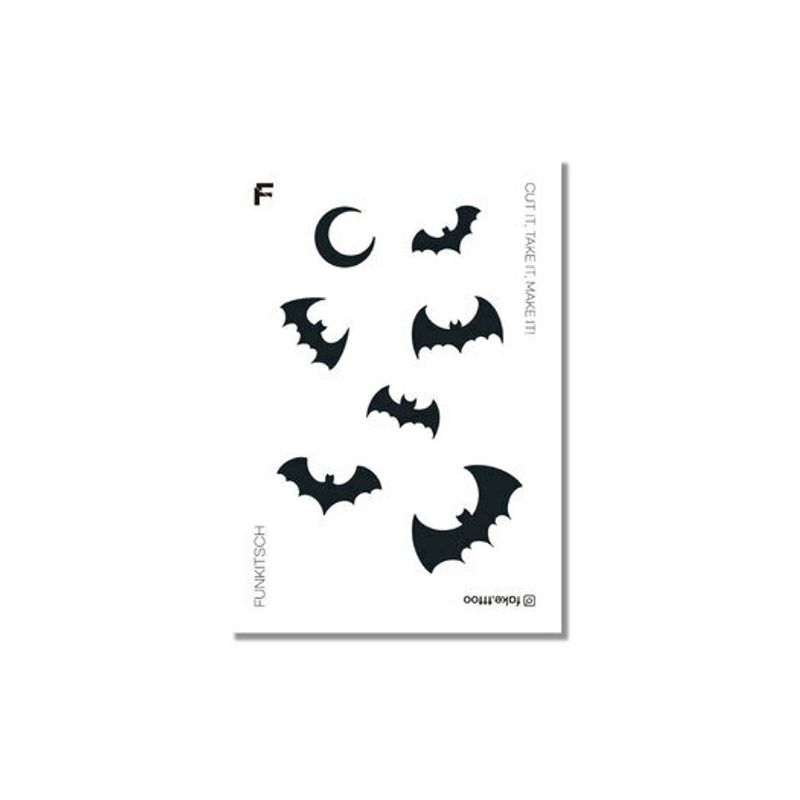 

Bat tattoo sticker