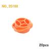 MOC Technical Gear Axle Bricks Parts Worm Rack Conector Train Car Crane Model Technical CROSS Axle Building Blocks Bricks Toys