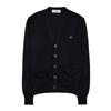 ViVienne WeStwood ViVienne WeStwood Men S Orb Logo V Neck Cardigan 2701000p Y0010 N401