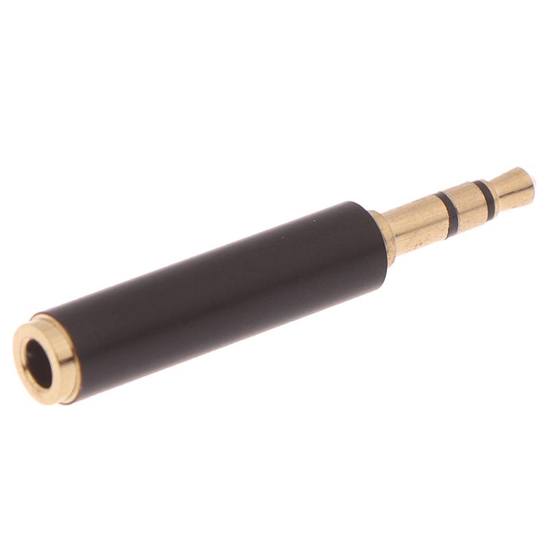 1Pcs 3.5Mm Stereo 3 Pole Male To 4 Pole 3 Ring Female Audio Adapter Converter