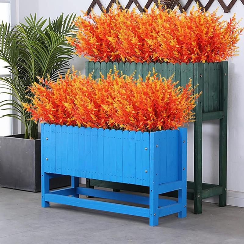 1/3/5Pcs Lavender Artificial Flower Autumn Plastic Fake Flowers for Home Decor Outdoor Garden Wedding Thanksgiving Decoration