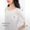 Women's Elegant Round Neck Midi Dress