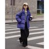 Demana Women's Lightweight Retro Stand Collar Duck Down Puffer Jacket
