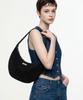 CHAMBROS Basic Hobo Shoulder Bag [Suede-Black]