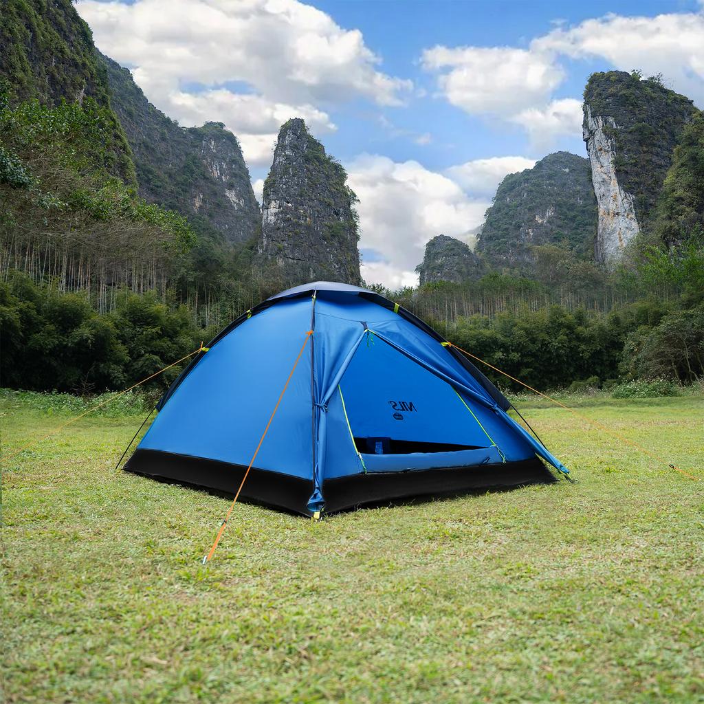 Nc6033 Nightfall Nils Camp Light Gray-Blue Camping Tent