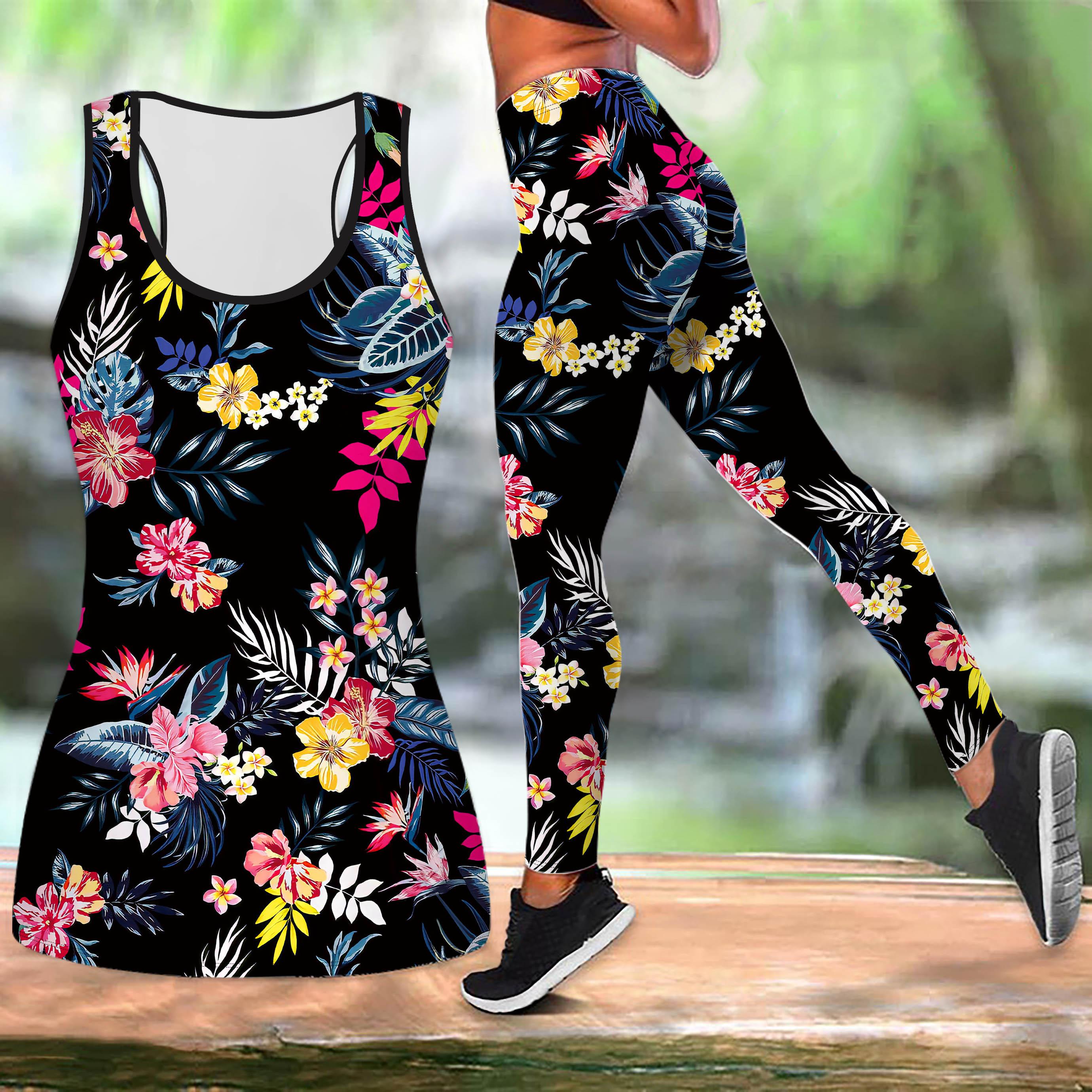 

Спорядження для йоги з кольоровим принтом з вертикальними лініями для жінок Модні легінси для тренувань Фітнес Спорт Повсякденний набір для йоги Спортивний костюм XS чорний