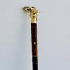91.44 Cm Brass Deer Head Walking Stick, Handmade Luxury Cane for Collectors, Unique Walking Stick for Men Women Gift