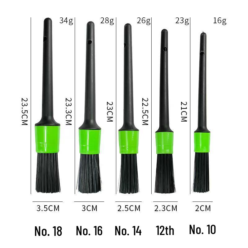 

5-Piece Household & Car Detail Brush Set for Interior & Air Vents