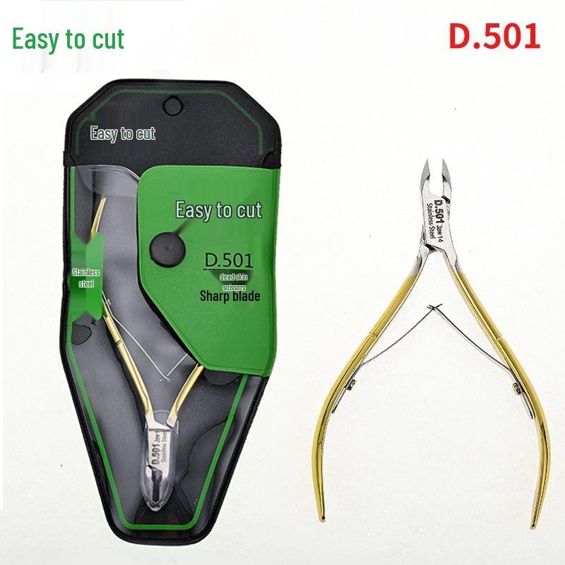 Vietnamese Style D·501 Stainless Steel Cuticle Nipper - Professional Nail Tool for Hangnail Repair