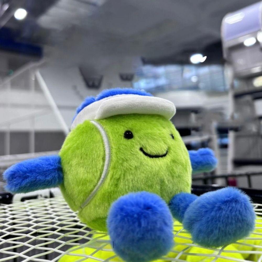 with Feet Ball-type Pendant Badminton Baseball Keychain Cute Children's Dolls  Birthday Gifts