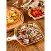 Hand-painted Ceramic Steak Plate Bohemian China Dishware Set Household Bowl With Handle Baking Dish Soup Pot Fruits Tray