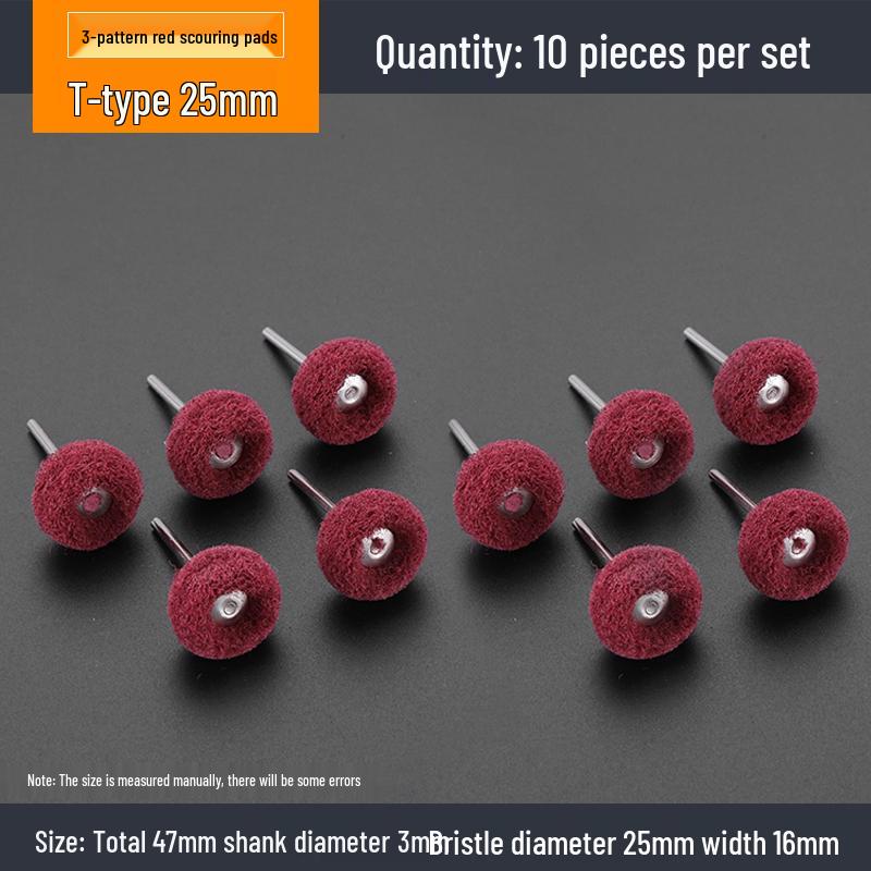 Electric Grinder Steel Wire Brush Polishing Head for Rust Removal and Walnut Polishing
