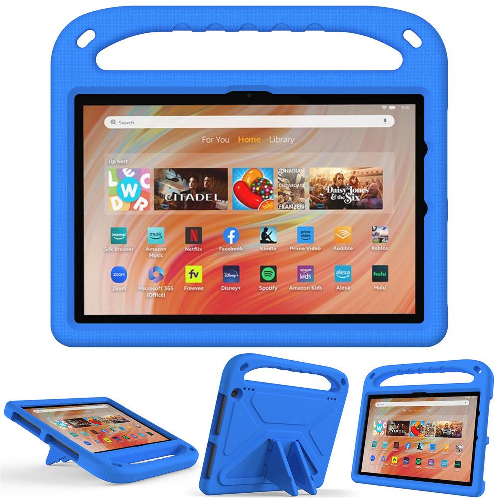Geeignet für Amazon Tablet Schutzhülle HD10plusFire7HD8Max11 sturzsicher tragbarer Ständer HD2023