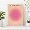Abstrakt Gradient Aura Väggkonstaffisch Gudomlig Andlig Canvas Målning Nordiskt Galleri Tryck Estetisk bild Vardagsrumsdekoration