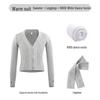 Girls' Autumn/Winter Dance Practice Sweater Shawl Jacket with Zipper – Warm Outerwear Top
