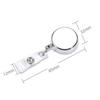 Anti-Lost Retractable Badge Reel Name Tag Easy To Pull Buckle ID Badge Holder  Doctor Hospital