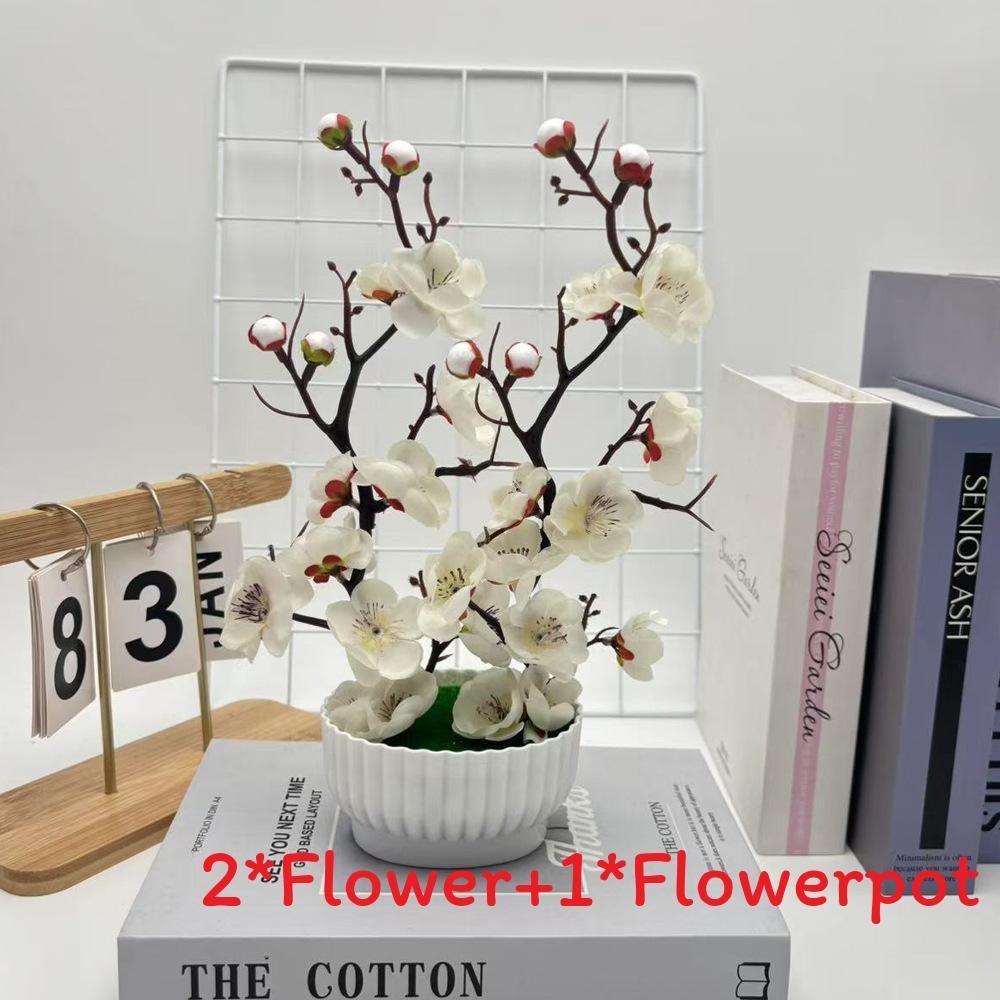 

Flower Praecox Chimonanthus Basin Decorative Potted Plant For Home Gift Office белый