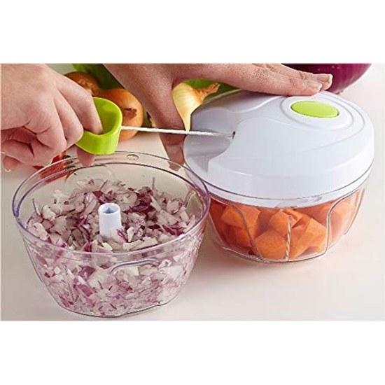 Bestco Time-Saving Tornado Chopper Brown 12.59cm No Knife Cutting Board Needed Chopping MA-2011