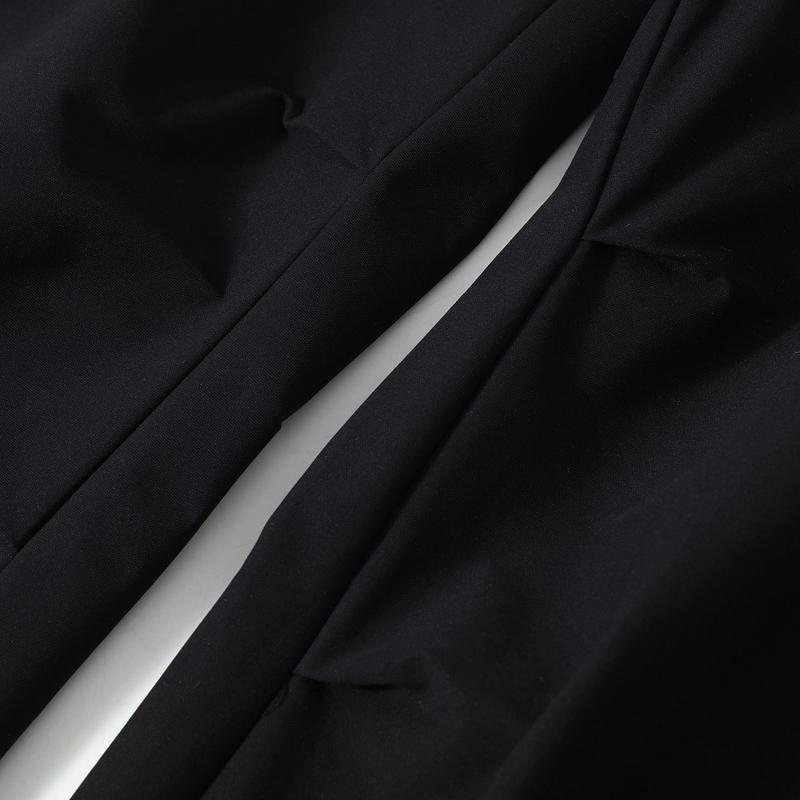 Nadměrná velikost 4XL-10XL Podzimní nadměrné černé cargo kalhoty pro muže Oblečení Vodotěsné Ležérní Elastický pas Dlouhé kalhoty