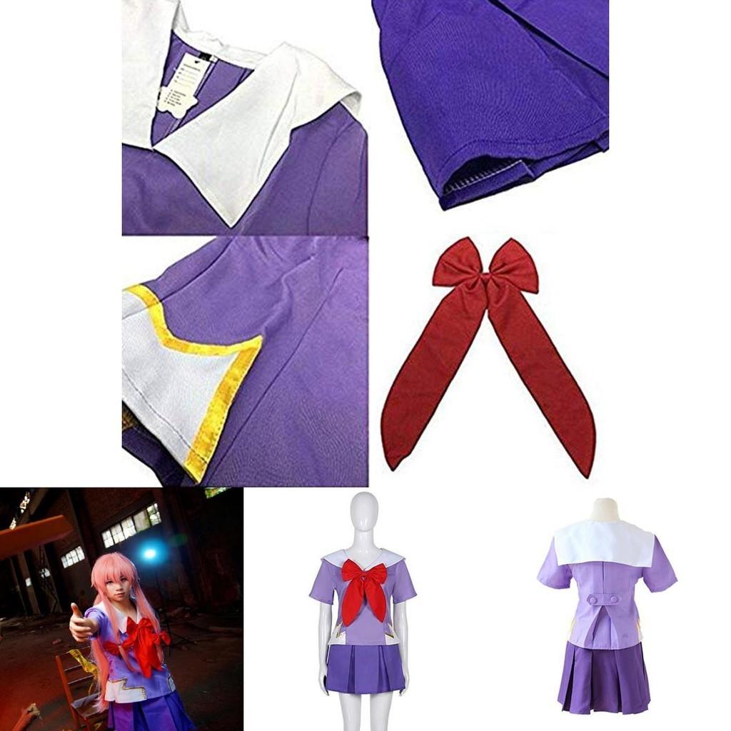 Elegant Future Diary Gasai Yuno Halloween Dress Outfit Perfect For Themed Events