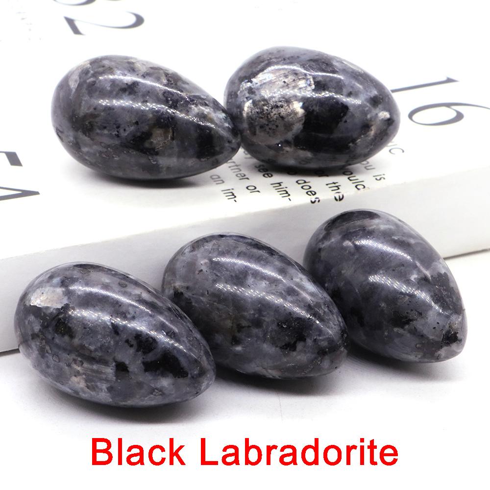 Polished Egg Shaped Gemstone Crafts Natural Stones Room Decor Healing Crystals Rose Quartz Agate Home Decoration Gifts 24X40Mm