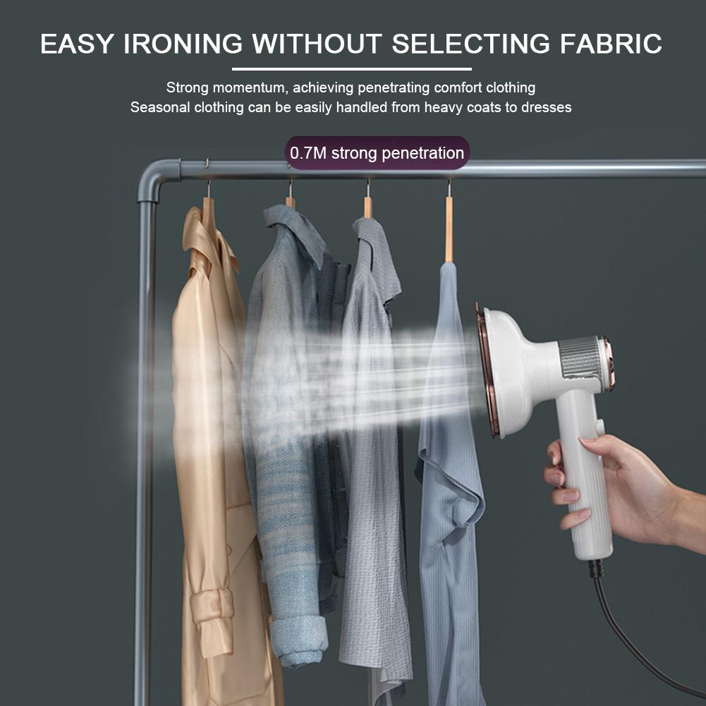 Portable Handheld Quick Dry Wet Dual-Purpose And Anti Wrinkle Steam Ironing Machine, Suitable For Daily Use At Home/Travel