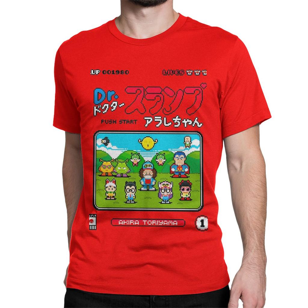 Arale Anime Cute for Men Women T Shirts Dr Slump Vintage Tee Shirt Short Sleeve Crewneck T-Shirt 100% Cotton Classic Tops