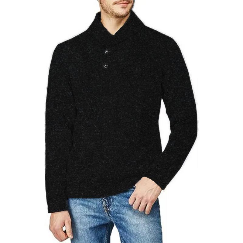 Men's Semi Cardigan Autumn Korean Loose Casual Pullover Jacket Long Sleeved Thin Velvet Sweater