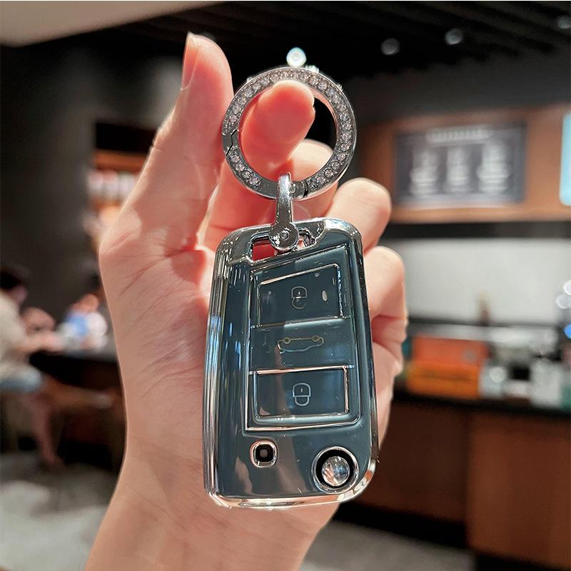 Volkswagen Key Case for Lavida, Sagitar, Tayron X, Golf, Lamando, Passat, Magotan, Tiguan L