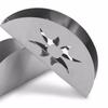 Fan Shaped Napkin Holder Stainless Steel Standing Napkin Rack Table Tissue Paper Dispenser for Home Hotel